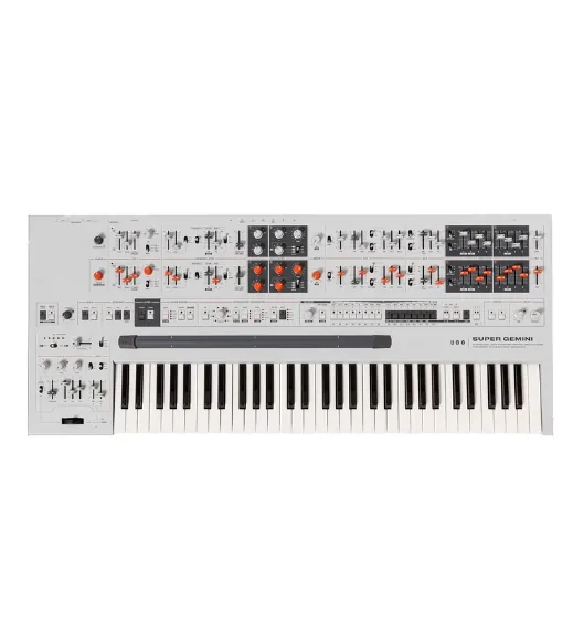 Super Gemini Polyphonic Hybrid Keyboard Synthesizer